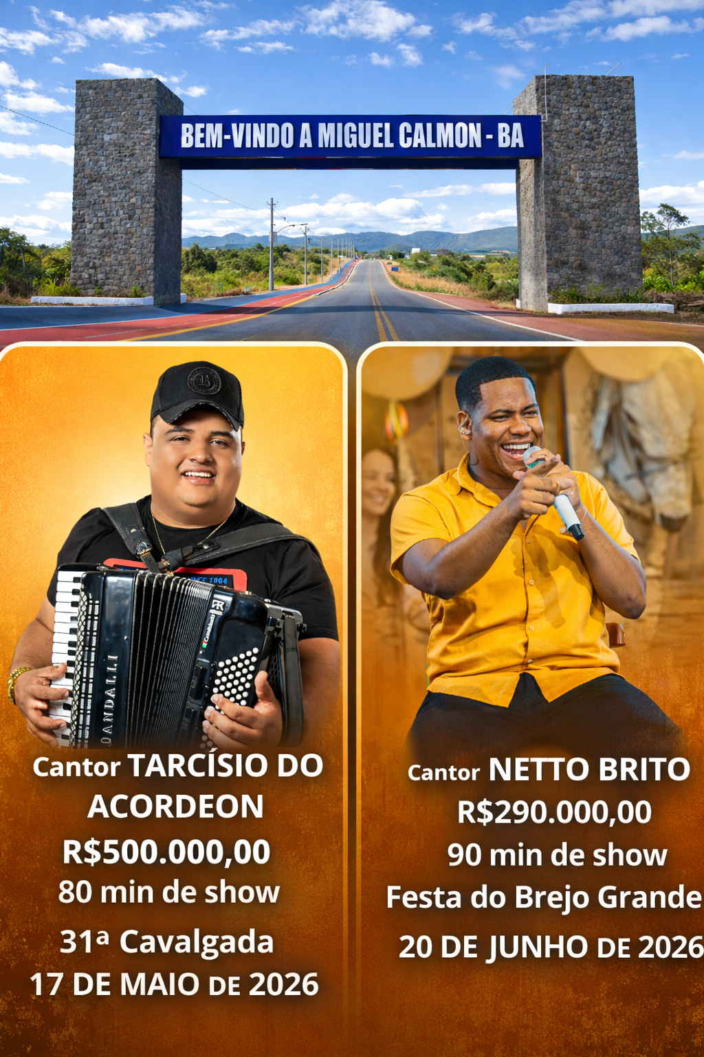 Bem-vindo a Miguel Calmon, Bahia